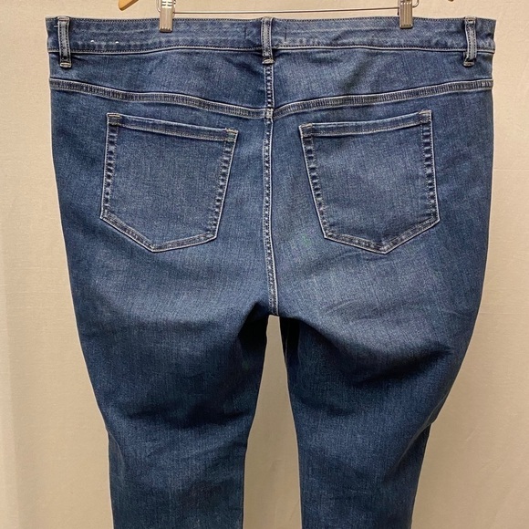 Lane Bryant 26 Straight Fit High-Rise Skinny Jeans Stretch Ankle Flex Waistband - Picture 6 of 12